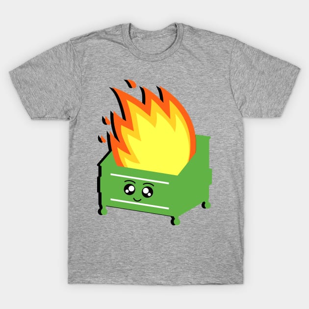 Dumpster Fire T-Shirt by KramerArt